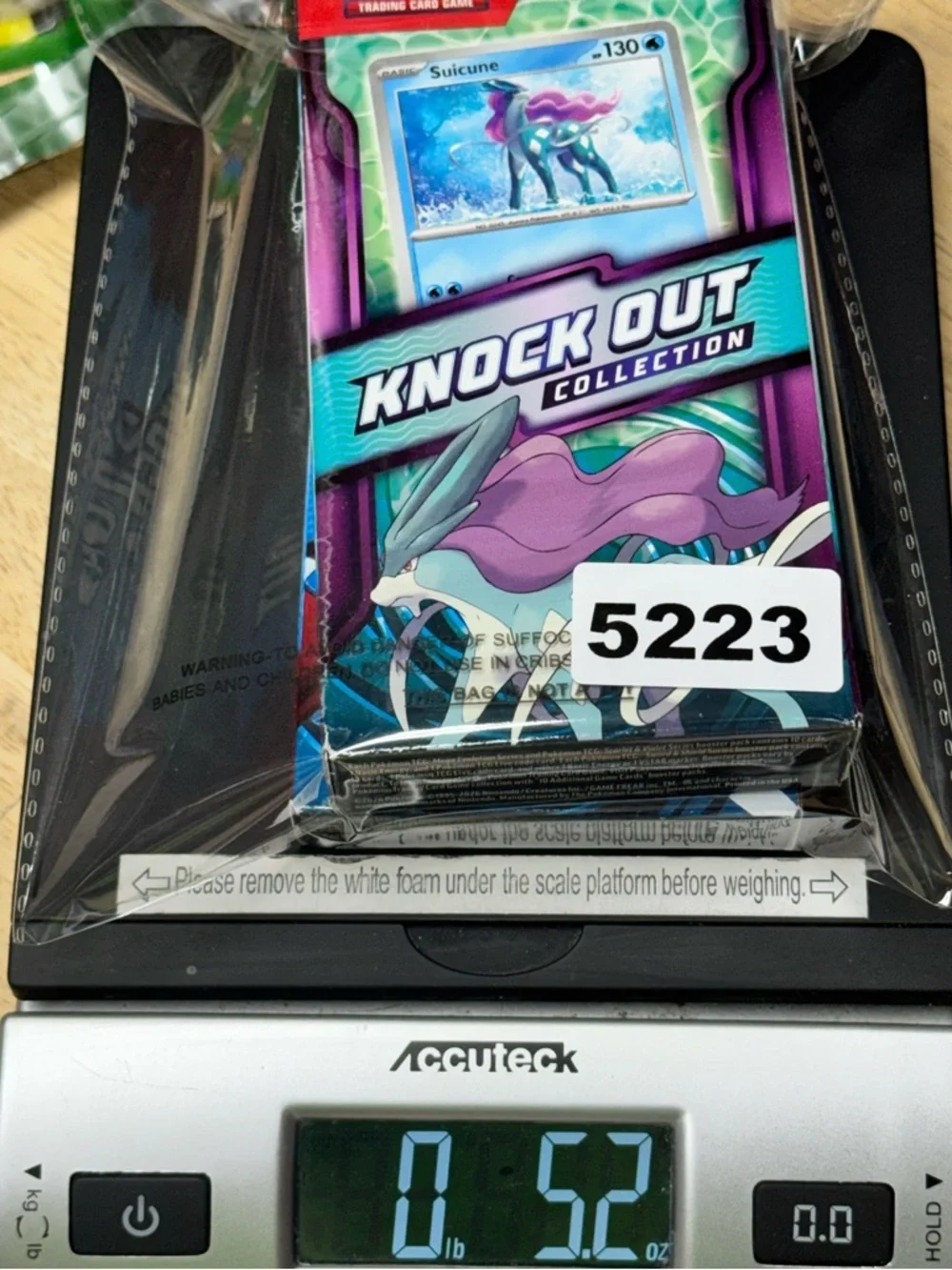 Pokemon TCG Knock Out Collection Bundle Kyogre & Suicune Sealed Packs Lot New